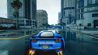 GTA 5 NVE TEXTURE + QUANTV 3.0 RAIN  SCRIPT + REALISM BEYOND WEATHERS | NEXT GEN REALISTIC GRAPHIC