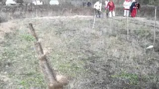 Закладка храма. Красотынка 2011 год.