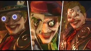 Mortal Kombat 11 - The Joker All Mirror Intros with Gear, Skins, Variations
