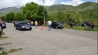 Драг рейс - Mercedes W202 C180 VS Opel Zafira 1.8