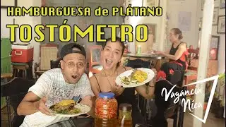 Hamburgesas de plátano - Tostómetro - Mercado Granada Nicaragua