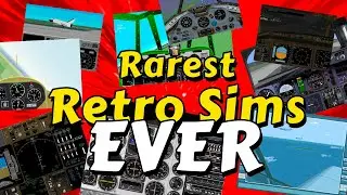 10 Rarest Retro Flight Sims!!! (EVER)