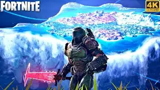 Doom Slayer Gameplay - Fortnite Chapter 4 Season 1 (4K 60FPS)