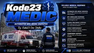 Kode23 Medic | Automated NPC Medic Script FiveM