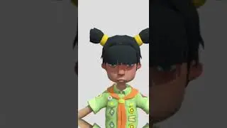 Secret Neighbor/hello neighbor girl kid characters singing solo