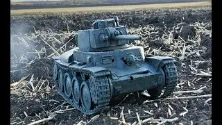 Танк PZ.Kpfw 38 (t) explosion simulation