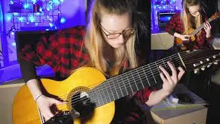 Pinky and the Brain soundtrack (10 string guitar + ukulele cover) [Marina Krupkina]
