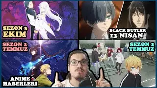 Etkinlikten Çok Fazla ANİME HABERLERİ! (Oshi no Ko S2, Black Butler S3, Yeni Monogatari ve dahası..)