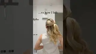 How I entered my bathroom vs how I left… #shorts #hairstyle #cleangirl #hair | Claudia Greiner