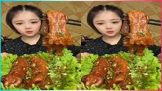 ASMR MUKBANG: Enjoying Spicy Pork Belly with Real Sounds 🎧🔥🍖 | #4