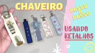 CHAVEIRO usando Retalhos ( Costura Criativa fácil)
