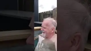 cold water dip at my nephews 😋