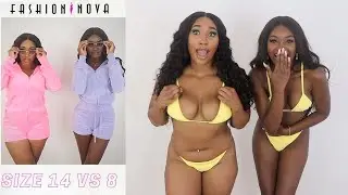 SIZE 8 vs 14 FASHIONNOVA TRY ON HAUL