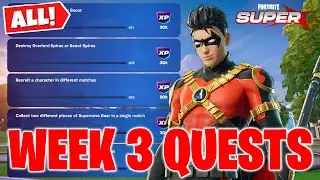 How to Complete All Week 3 Quests | Fortnite Chapter 6 Season 3
