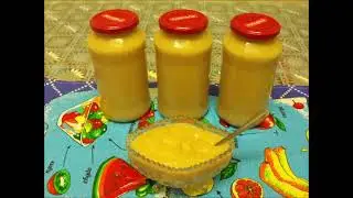 Яблочное пюре со сгущёнкой
