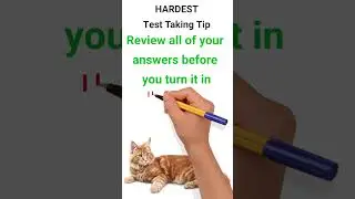 This is the HARDEST Test Taking Tip ⛰️💯 #testtips #examtips #testtakingtips