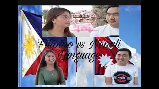 Filipino vs Nepali Challenge I Learning Nepali words and Tagalog [ part 1 }