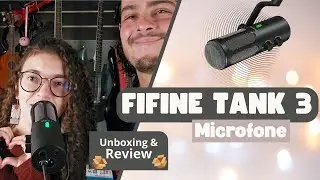 Microfone Fifine Tank3 - Unboxing e Review