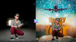HAPPY NEW YEAR EDITING - New Year Concept Photo Editing Tutorial In Hindi  New PicsArt Photo Editing