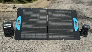 Charge your Anker SOLIX C300 or C300DC with the SUN! (Anker SOLIX PS100 100 Watt Solar Panel)