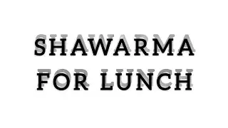 SHAWARMA FOR LUNCH #israelcaregiver #homemade #food @baebssilva
