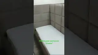 Кровать с большим изголовьем #клайм #мебель