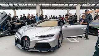 Bugatti Chiron Supersport, McLaren Senna, Lamborghini Super Trofeo EVO2, South OC Cars and Coffee