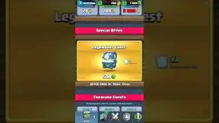 Clash Royal- My first legendary?!