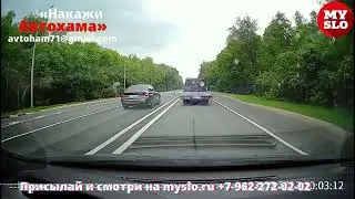 На трассе М-2 «Крым» под Тулой заметили двух «торопыг»-нарушителей