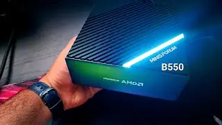 O MINI PC mais BRUTAL que comprei da China! MinisForum B550