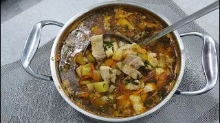 Какой суп приготовить Овощной с мясом