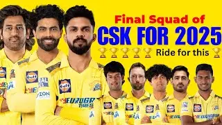 IPL 2025 Mega Auction : CSK Players, Prices & Roles Revealed!