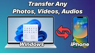 How to transfer Photos/Videos from your iPhone to Computer & Computer to iPhone | EaseUS MobiMover
