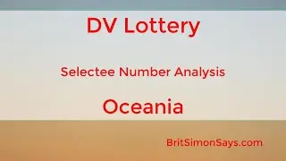 DV Lottery | 2021 selectee numbers for OCEANIA