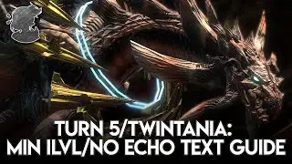 Turn 5/Twintania Text Guide - Min ilvl/No Echo | FFXIV