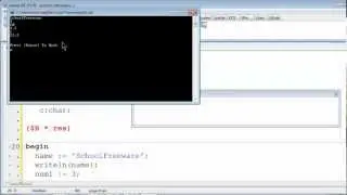 Free Pascal Program Tutorial 3 - Variables and Data Types - Lazarus