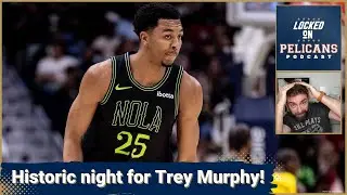 HISTORIC night as Trey Murphy makes 10 three-pointers and New Orleans Pelicans roll Toronto Raptors