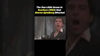 The One Little Scene in SCARFACE (1983) That Steven Spielberg Directed #shorts #scarface #alpacino