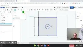 Cube W/Hole in OnShape
