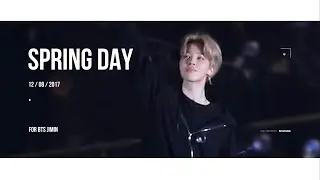 171208 BTS JIMIN FOCUS SPRING DAY THE WINGS TOUR THE FINAL｜윙즈 파이널 봄날 방탄소년단 지민 직캠