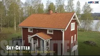 Sky-Cutter Flug mit GoPro Hero 3 und 35mm/60° Linse