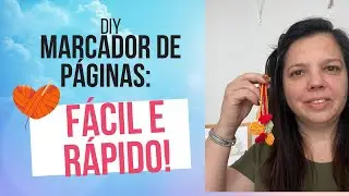 Crie seu Próprio Marcador de Páginas de Crochê em Minutos!