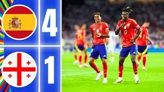 Spain vs Georgia 4-1 Match Review - UEFA EURO 2024 Round of 16