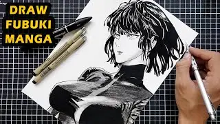How To Draw Fubuki | One Punch Man (manga drawing)