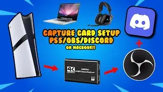 PS5 Capture Card Setup on Macbook in OBS | Wireless Headset Tutorial