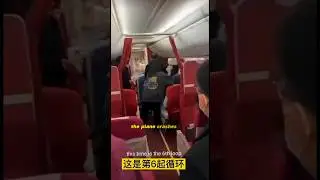 Man stuck in a time loop on a Chinese flight 😱