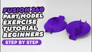 Fusion 360 beginner's Exercise | Fusion 360 tutorial 2020