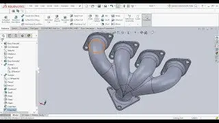 Learn SolidWorks | Exhaust Manifold