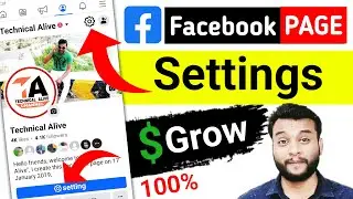 Facebook Page ki Settings Kaise Kare | How to Do Complete Settings of Facebook Page