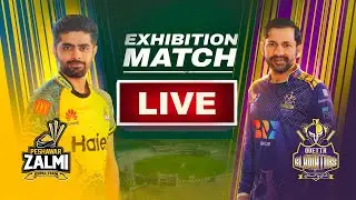 Quetta Gladiators vs Peshawar Zalmi Exhibition match live streaming